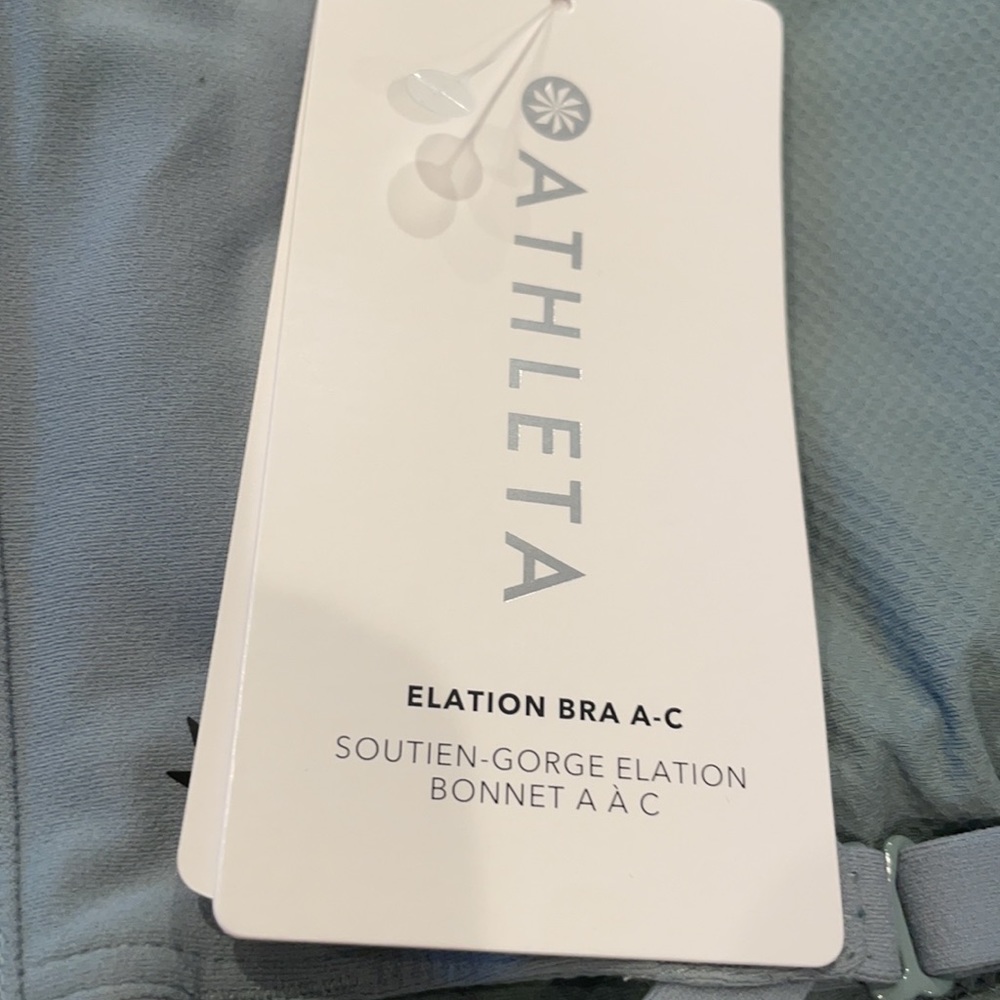 💕Athleta Elation Bra A-C. Medium Minimalist Grey - Picture 6 of 6